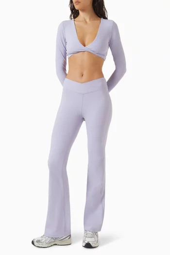 DayFlex Wrap High-waisted Yoga Pants