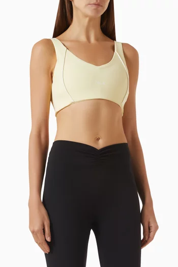 SkinLuxe Contrast Piping Sports Bra