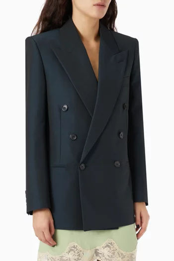 Double-blazer Jacket in Wool Blend