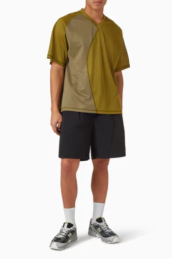 Distorted Shorts in Nylon