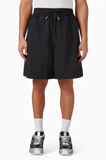 Distorted Shorts in Nylon