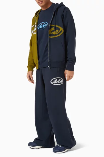 Circle Patch Logo Sweatpants in Cotton
