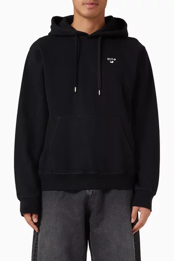 Heart Logo Hoodie in Cotton