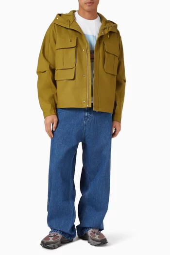 Technical Jacket in Linen & Cotton