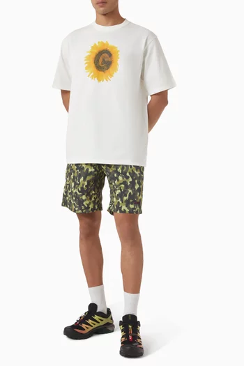 G-flower T-shirt in Cotton