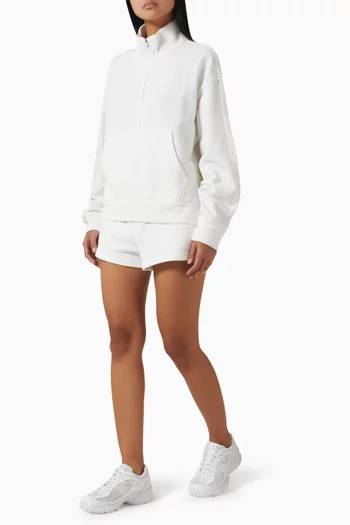 Drawstring-waist Shorts in Fleece