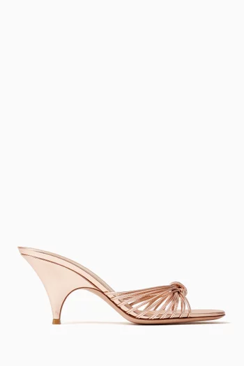 Knotted Sandals in Lamb Leather