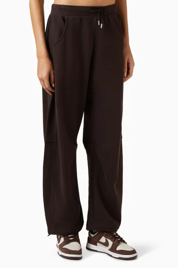 Barrel Leg Jogger Pants in Cotton-blend