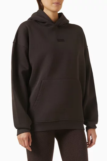 Logo Oversized Hoodie in Cotton