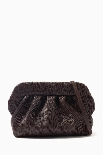 Bios Arricciato Clutch in Faux Leather