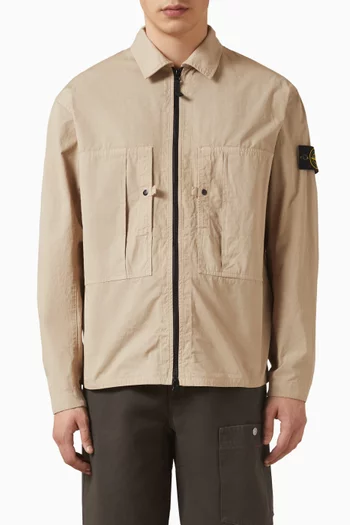 Overshirt in Cotton Ripstop