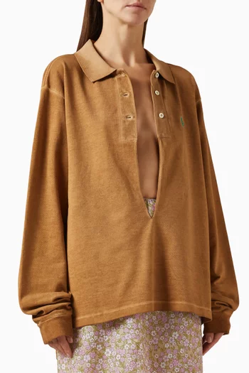 Polo Shirt in Cotton Piqué
