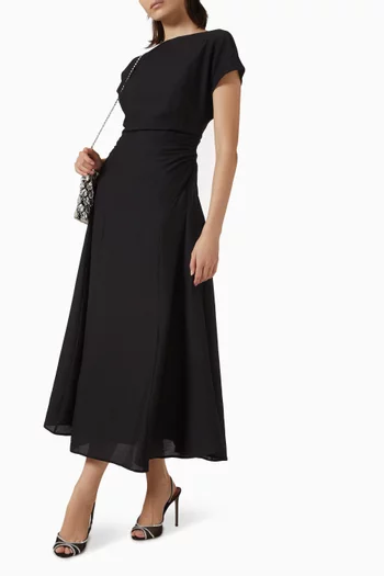 Skyla Ruched Dress in Modal Blend