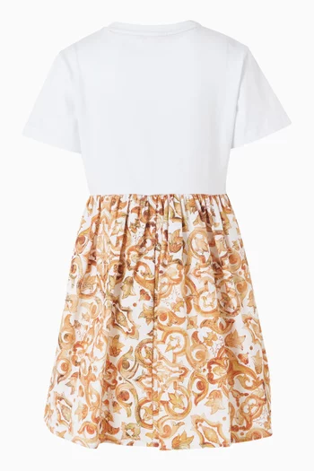 Patterned T-shirt Dress