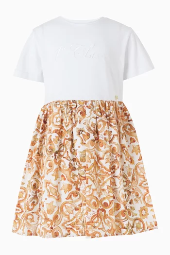 Patterned T-shirt Dress