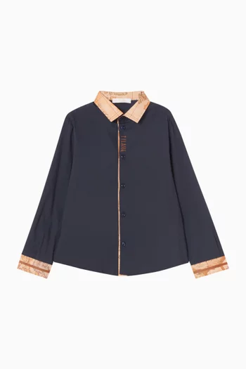 Map Collar Shirt