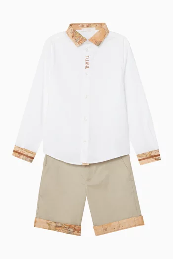 Map Collar Shirt