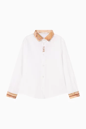 Map Collar Shirt