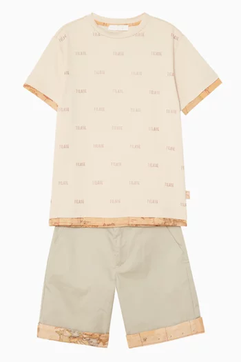 Logo-print T-shirt in Cotton