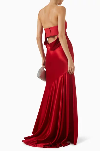 Valentina Gown in Satin