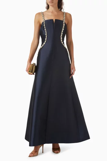 Santina Embellished Gown in Taffeta