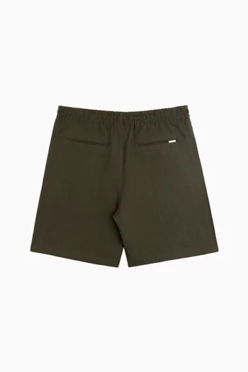 Drawstring Linen Short