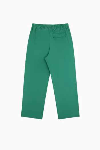 Washed Cotton Windbreaker Pant