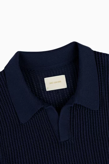 Mesh Knit Polo