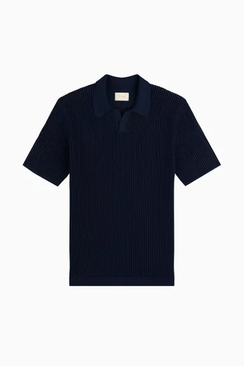 Mesh Knit Polo