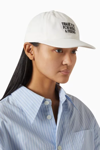 Friend Baseball Cap in Cotton