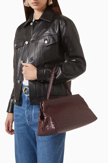 The 1998 Top-handle Bag in Intrecciato Leather