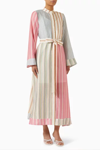 Neottia Belted Dress in Lyocell Blend