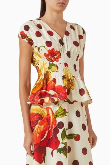 Blair Top in Cotton & Linen