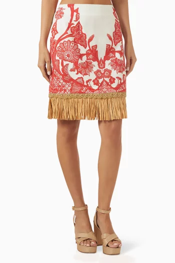 Amity Skirt in Silk-blend
