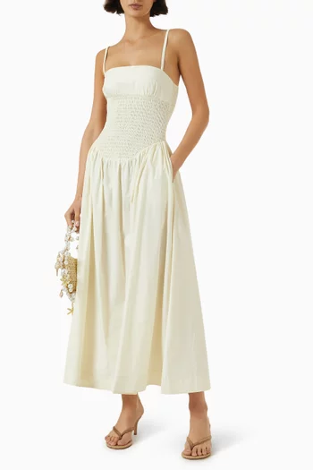 Marceline Maxi Dress in Cotton-poplin