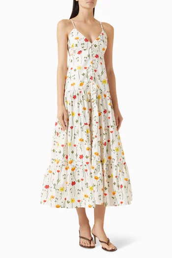 Cove Printed Dress in Cotton