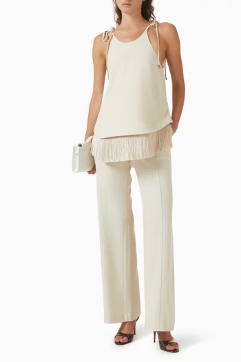 Bibi Fringed Top