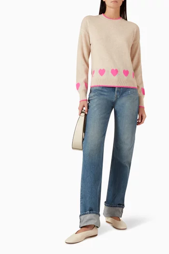 Heart Sweater in Cashmere