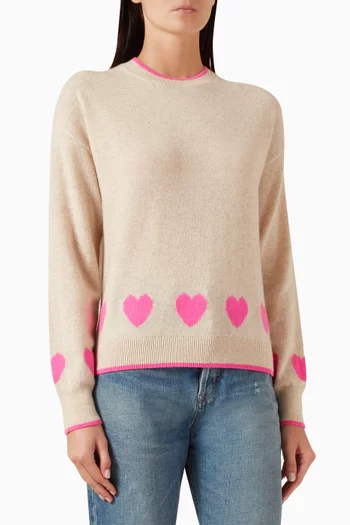 Heart Sweater in Cashmere