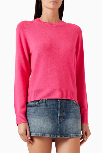 Elbow Heart Sweater in Cashmere
