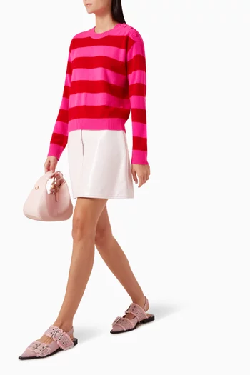 Stripe Sweater in Cashmere