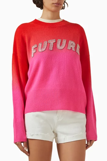 Dip-dye Sweater in Cashmere