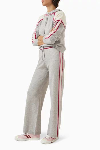 Wide-leg Sweatpants in Cashmere