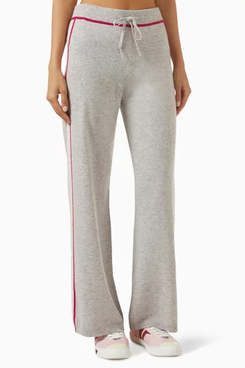 Wide-leg Sweatpants in Cashmere