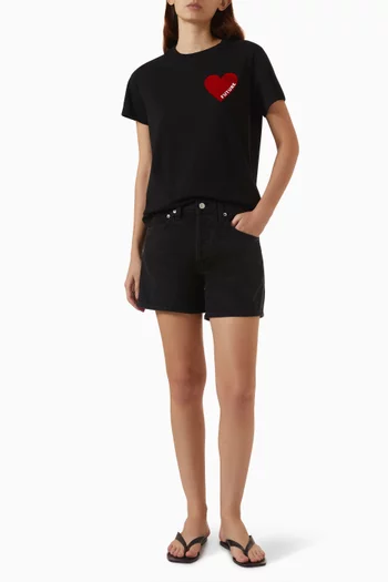 Heart T-shirt in Cotton