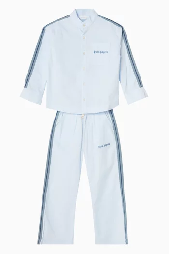 Korean Collar Track Shirt