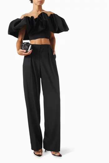 Off-shoulder Crop Top