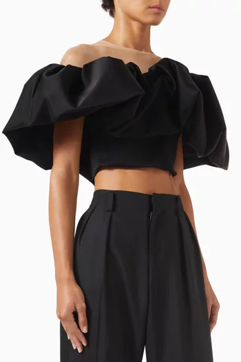 Off-shoulder Crop Top