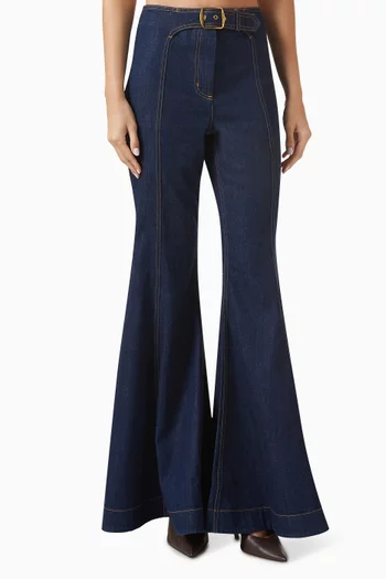 Luna Super Flare Jeans in Denim