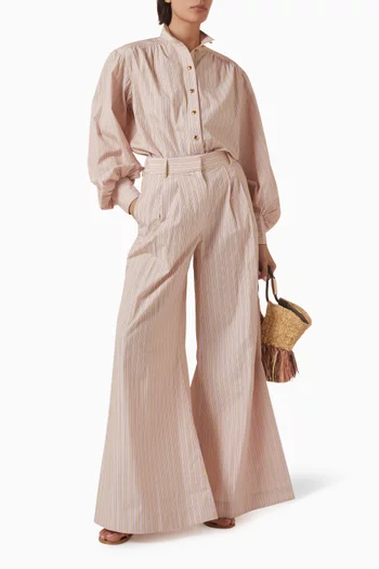 Wide-leg Pants